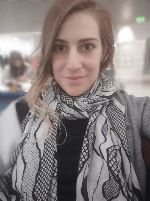 In the airport leaving Greece